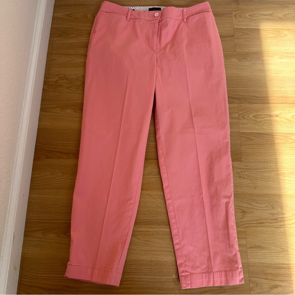 Talbots Pink‎ Perfect Crop Pant Size 8